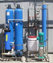Установка опреснения, обеззараживания и очистки воды из засоленной скважины: 1м3/час